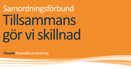 Skylt med Samordningsförbund Tillsammans gör vi skillnad.