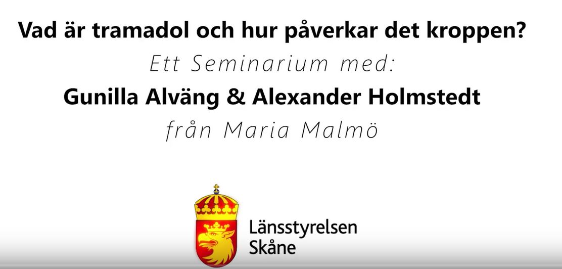 Maria Malmös Tramadolprojekt rundar av